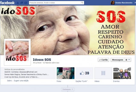 PROJETO IDOSOS SOS- Página Facebook- CURTA E COMPARTILHE!!!